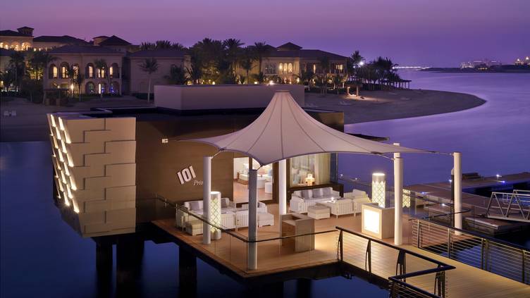 Elegant interior of 101 Dining Lounge Restaurants in Dubai