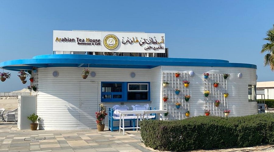 Elegant interior of Arabian Tea House Restaurants in Dubai