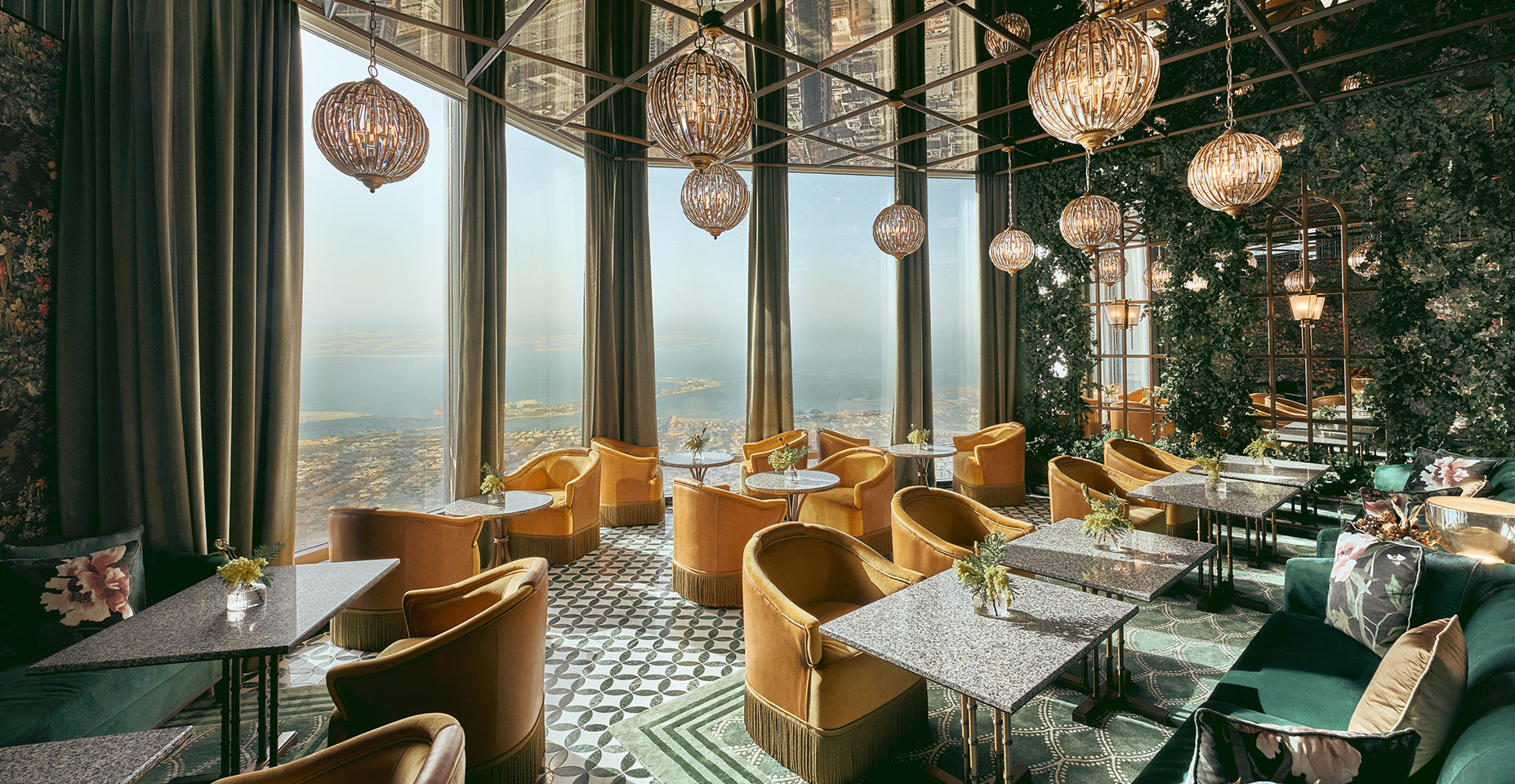 Gourmet cuisine at At.mosphere Restaurants in Dubai