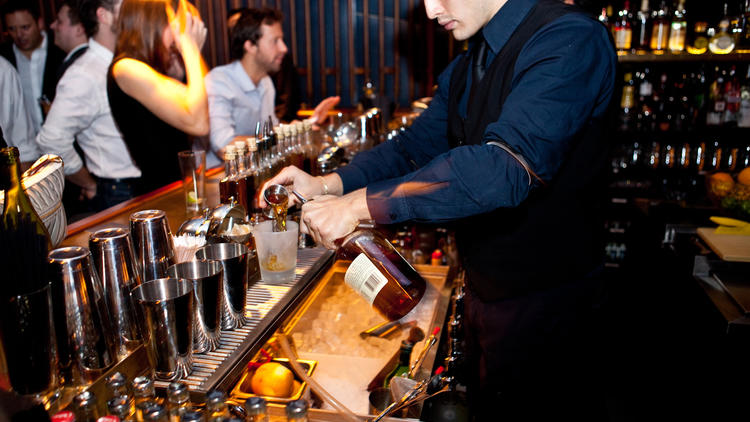 Bar 44's elegant dining setup Restaurants in Dubai