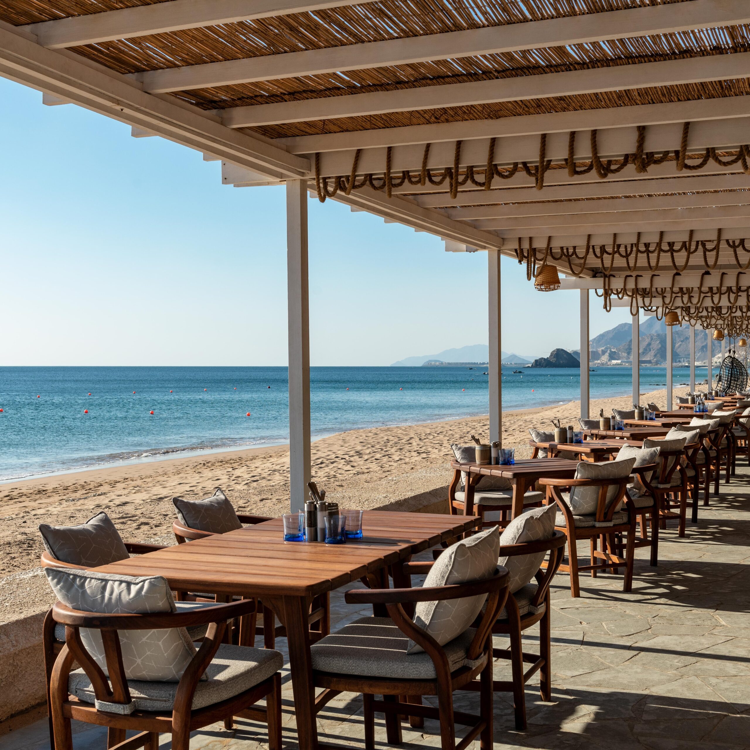 Elegant Outdoor Seating at Gonu Bar & Grill Restaurants in Dubai