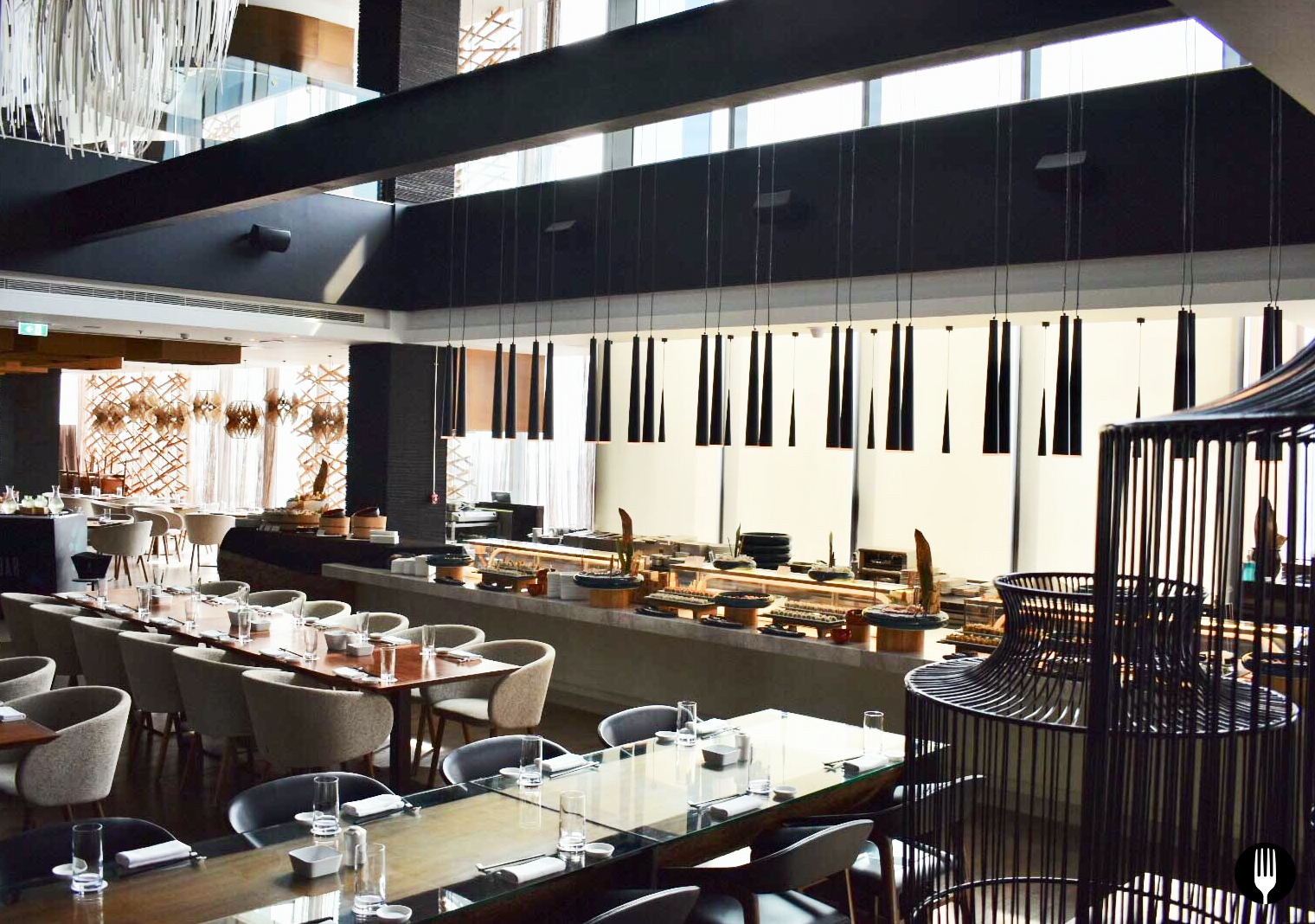 Elegant interior of Morimoto Dubai Restaurants in Dubai