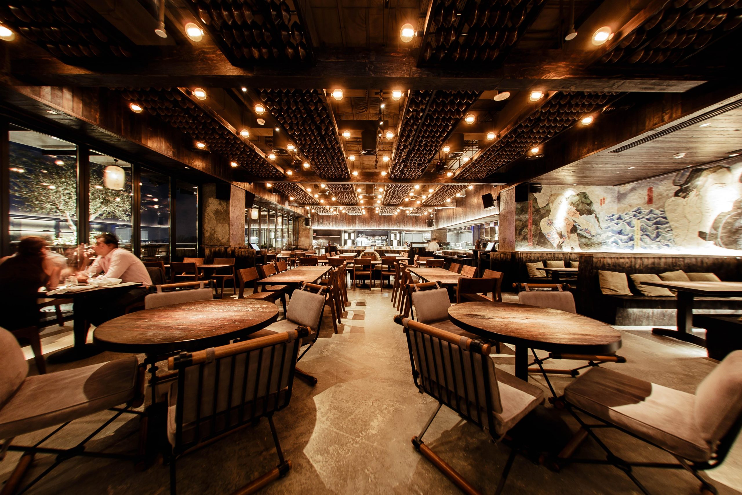 Unique ambiance at Ramusake Restaurants in Dubai