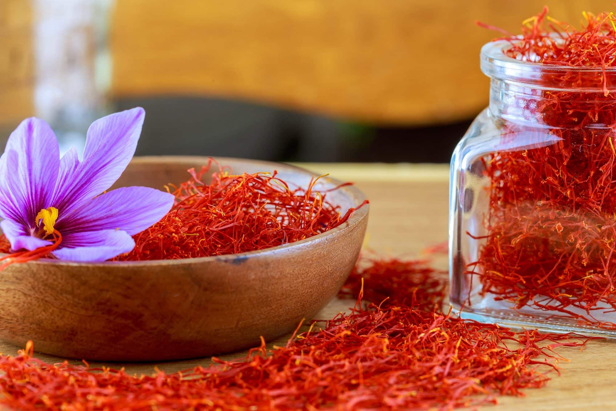 Saffron infused dish presented beautifully Restaurants in Dubai