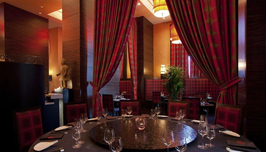Luxurious dining environment at Shanghai Chic Restaurants in Dubai