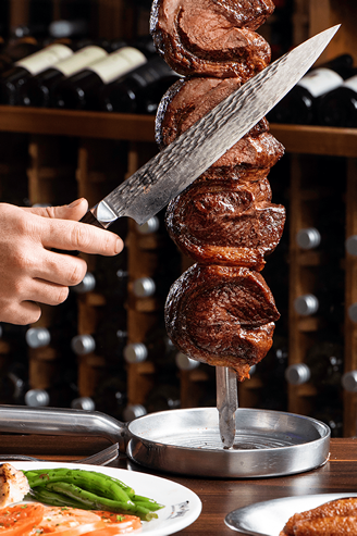 Luxurious Interior at Texas De Brazil Restaurants in Dubai
