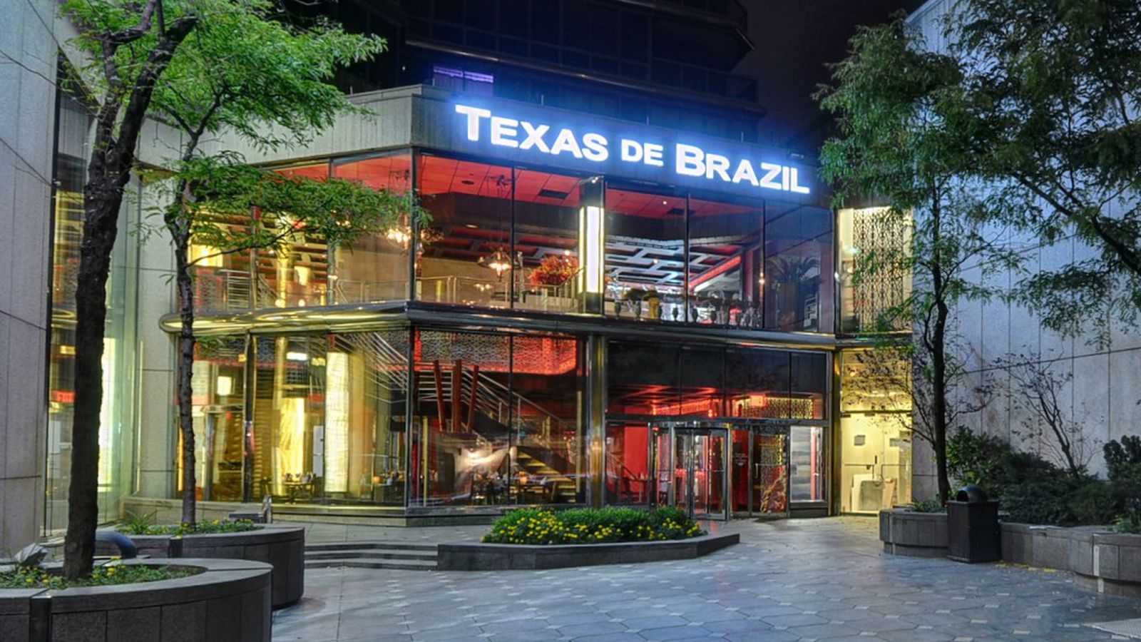 Festive Dining Atmosphere at Texas De Brazil Restaurants in Dubai