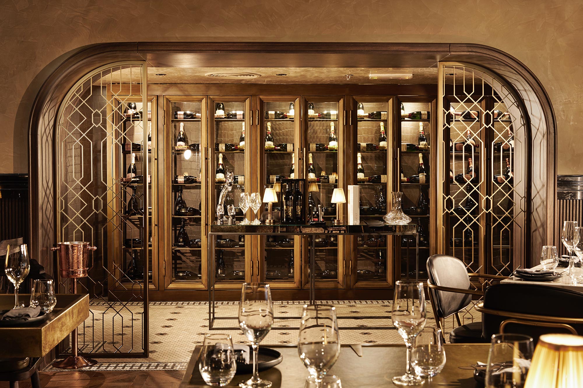 Elegant dining setup at The Meat Co Restaurants in Dubai