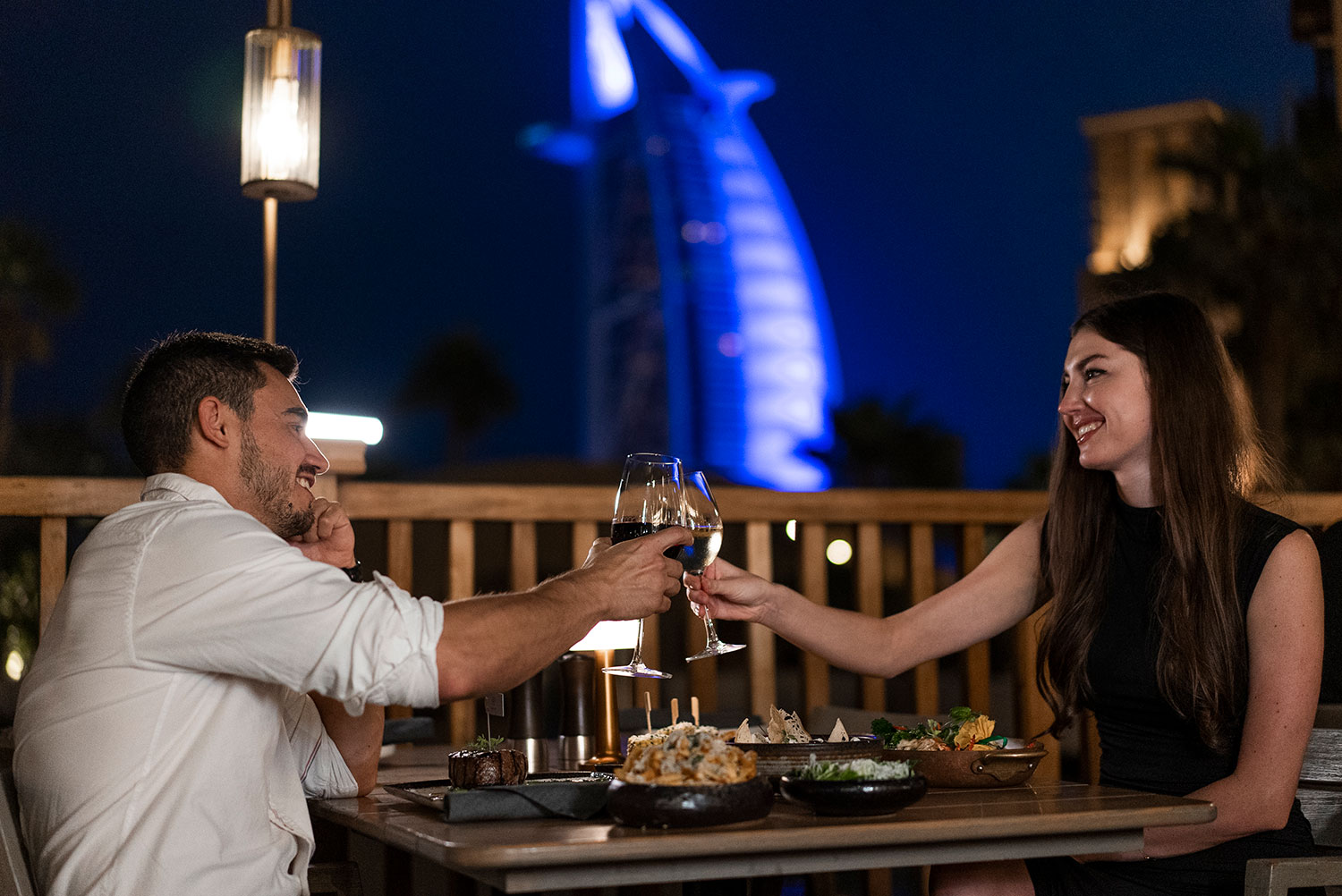 Guests enjoying their meal at The Meat Co Restaurants in Dubai
